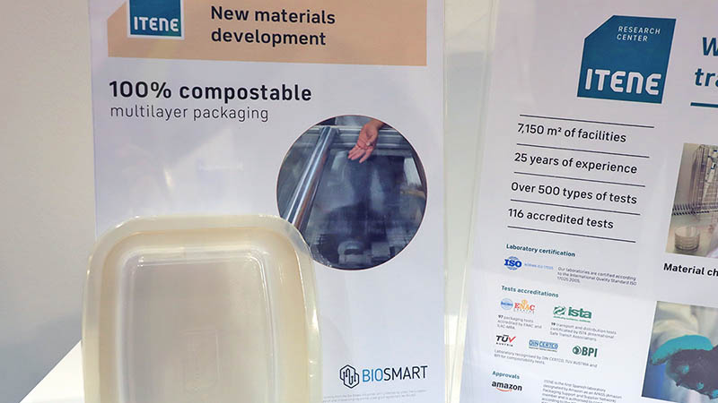 Envases activos e inteligentes compostables y biobasados
