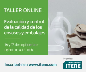 Taller Online - Evaluación y control de la calidad de los envases y embalajes - 16-17 Septiembre 2020