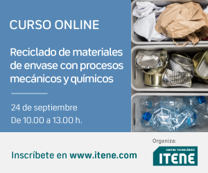 Curso Online - Reciclado de materiales de envase con procesos mecánicos y químicos - 24 de septiembre de 2020