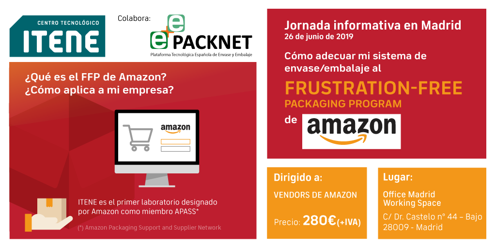 Frustration-Free Packaging de AMAZON - Madrid