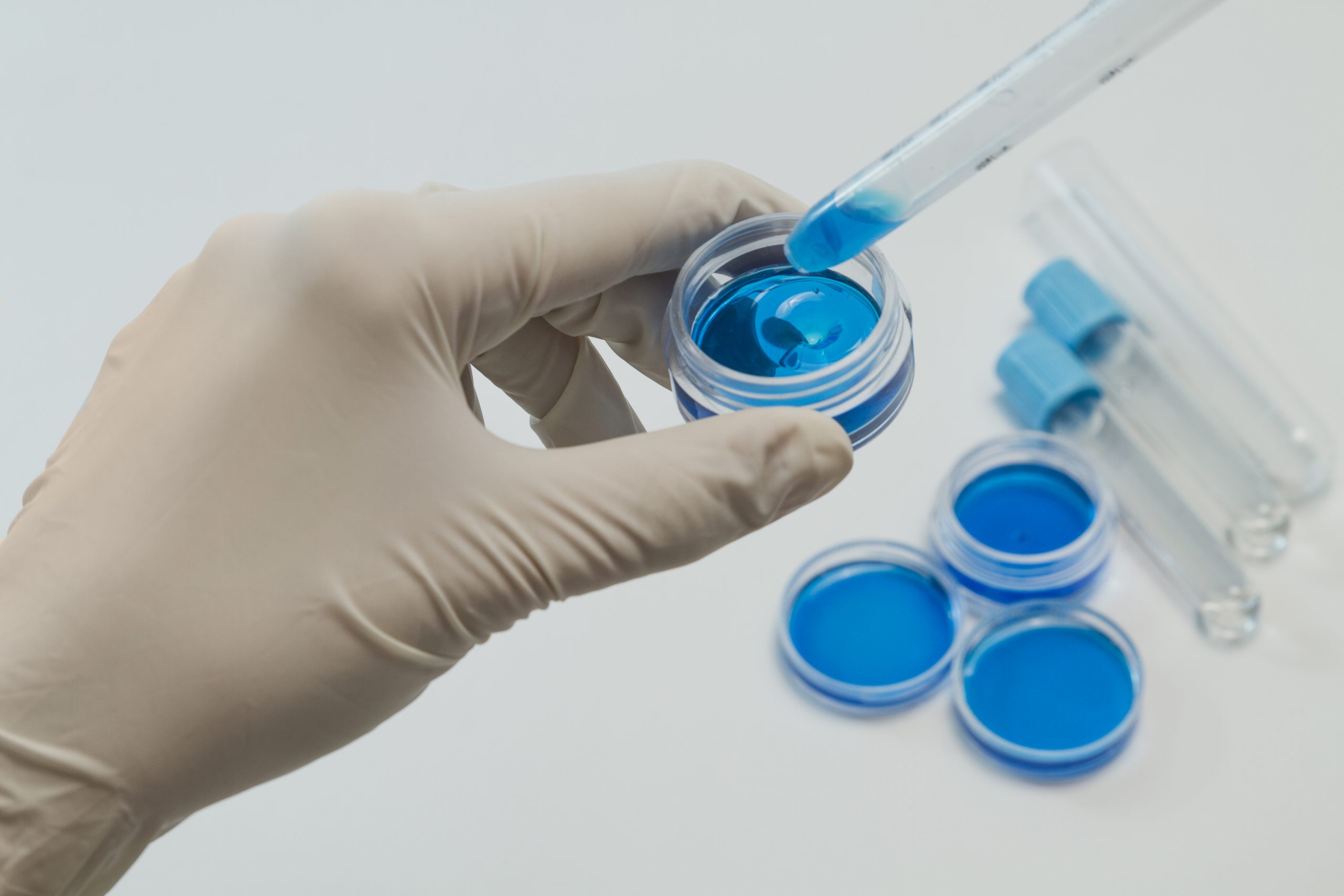 laboratorio azul