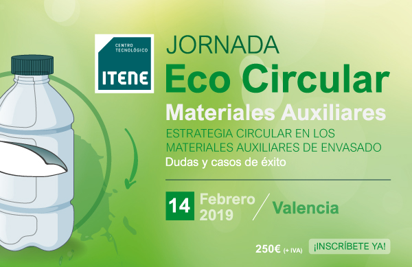Jornada Eco Circular: Estrategia circular en los materiales auxiliares de envasado (tintas, adhesivos, etiquetas y recubrimientos)