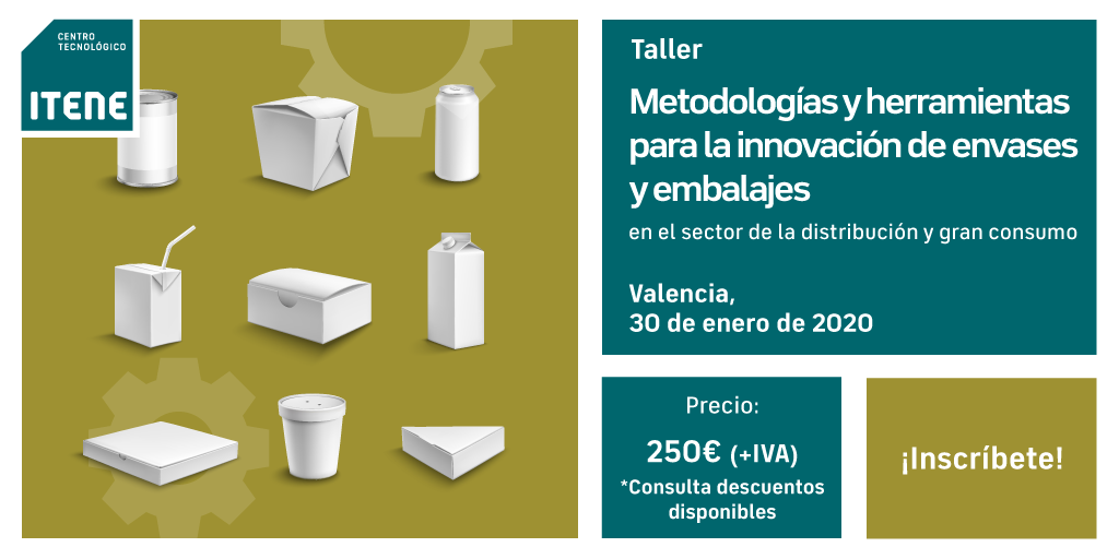 Taller: Metodologías y herramientas para la innovación de envases y embalajes en la distribución y gran consumo.