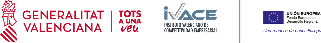 Proyecto cofinanciado por IVACE (Generalitat Valenciana) y los Fondos Feder de la Unión Europea dentro del Programa de Ayudas a la I+D 2014 dirigidas a los institutos tecnológicos con el expediente IMAMCM/2014/1.  Subvención:  637.960,00 € Nº Expediente: IMAMCM/2014/1 Financiación: