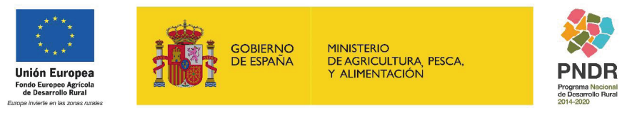 Financiación      Este proyecto ha recibido financiación del Ministerio de Agricultura, Pesca y Alimentación a través del PNDR (Programa Nacional de Desarrollo Rural 2014-2020) y el Fondo Europeo Agrícola del Desarrollo Rural (FEADER) con el número de expediente 20190020007482.  Importe: 558.011,16 €