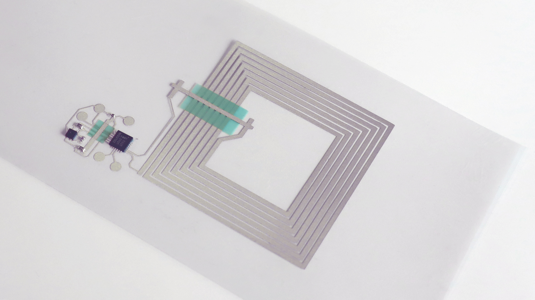 Circuitos impresos de electronica impresa desarrollados en LEE-BED por ITENE