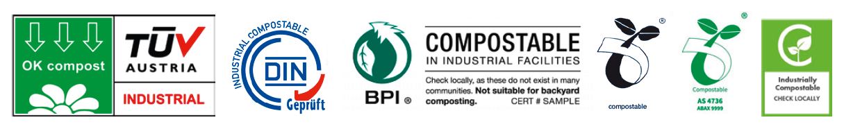 Industrial compostability